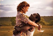 Rosamund Pike on Seretse (David Oyelowo): "He is a very striking man who is talking with passion and interest and intellect."